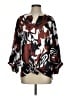 Chico's 100% Polyester Brown 3/4 Sleeve Blouse Size Lg (2.5) - photo 1
