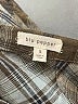 Blu Pepper Argyle Gray Casual Skirt Size S - photo 4