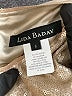 Lida Baday Metallic Ivory Cocktail Dress Size 6 - photo 7