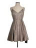 Lulus Metallic Silver Cocktail Dress Size S - photo 1