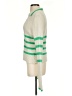 Central Park West Stripes Green Pullover Sweater Size S - photo 5