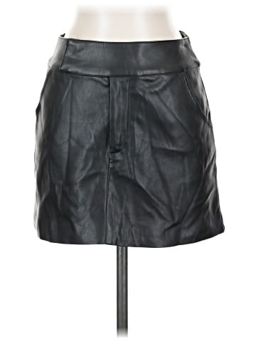 Meshki Faux Leather Skirt (view 1)