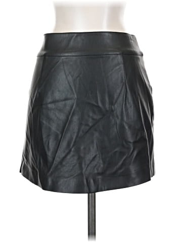 Meshki Faux Leather Skirt (view 2)