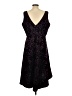 Maurices Paisley Purple Cocktail Dress Size L - photo 2