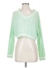 Shein 100% Acrylic Green Pullover Sweater Size 4 - photo 1