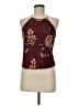 Leith 100% Polyester Burgundy Sleeveless Blouse Size M - photo 1