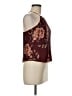 Leith 100% Polyester Burgundy Sleeveless Blouse Size M - photo 4
