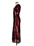 Keepsake 100% Polyester Burgundy Cocktail Dress Size XS - photo 5