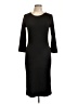 Yelete Solid Black Casual Dress Size L - photo 1