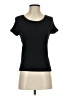 J.Crew Solid Black Short Sleeve Top Size S - photo 1
