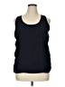 Ann Taylor 100% Polyester Black Tank Top Size XL - photo 1