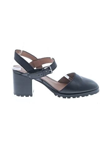 Madewell The Claudie Heeled Lugsole Mary Jane in Leather (view 1)