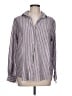 Grayson 100% Cotton Stripes Gray Long Sleeve Button-Down Shirt Size Lg (4) - photo 1