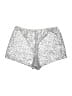 Forever 21 100% Nylon Metallic Silver Shorts Size S - photo 2