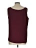 Liz Baker Essentials 100% Polyester Burgundy Sleeveless Blouse Size L - photo 2