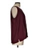Liz Baker Essentials 100% Polyester Burgundy Sleeveless Blouse Size L - photo 4