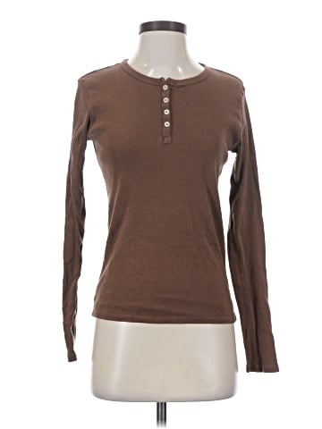 John Galt Long Sleeve Henley (view 1)