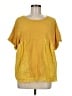 GiGio Yellow Short Sleeve Top Size M - photo 1