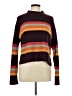 SO Stripes Brown Turtleneck Sweater Size L - photo 1
