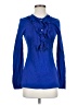Lauren Jeans Co. Blue Long Sleeve Blouse Size XS - photo 1