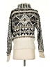 Splendid Chevron-herringbone Ivory Tan pullover sweater Size XS - photo 2