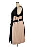 DKNY Color Block Black Cocktail Dress Size 20 - photo 5
