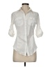 Prototype Ivory 3/4 Sleeve Button-Down Shirt Size M - photo 1