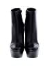 Steve Madden 100% Leather Black Ankle Boots Size 7 - photo 2