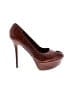 Sam Edelman 100% Leather Brown Heels Size 7 1/2 - photo 1