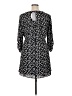 Daniel Rainn 100% Polyester Print Black Casual Dress Size 1X - photo 2