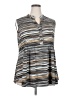 Avenue Gray Sleeveless Blouse Size 18 Plus - photo 1