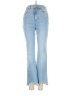 Zara 100% Cotton Hearts Blue Jeans Size 4 - photo 1