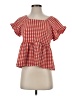 Madewell Red Short Sleeve Blouse Size S - photo 1