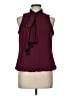 BCX 100% Polyester Burgundy Tank Top Size M - photo 1