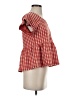 Madewell Red Short Sleeve Blouse Size S - photo 4