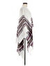 Francesca's 100% Acrylic White Burgundy Poncho One size - photo 4