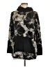 Lularoe Floral Black Pullover Sweater Size L - photo 1