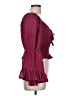 Blush 100% Polyester Burgundy 3/4 Sleeve Blouse Size L - photo 4