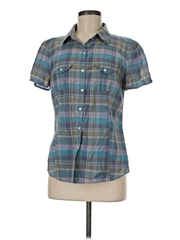 L.L.Bean Short Sleeve Button-Down Shirt (view 1)