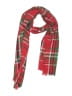 Lands' End 100% Polyester Plaid Red Scarf One size - photo 1