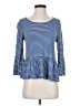 Dee Elly Blue 3/4 Sleeve Top Size S (estimated) - photo 1