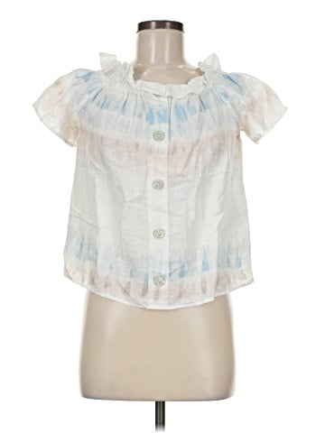 INC International Concepts Short Sleeve Blouse (view 1)