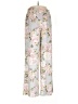 IMAN Floral Silver Casual Pants Size M - photo 1