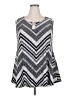 Avenue Silver Long Sleeve Blouse Size 18 Plus - photo 1