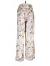 IMAN Floral Silver Casual Pants Size M - photo 2