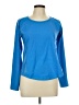 ABS 100% Polyester Blue Long Sleeve T-Shirt Size L - photo 1