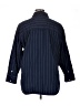 Everlane 100% Cotton Stripes Blue 3/4 Sleeve Button-Down Shirt Size 16 - photo 2