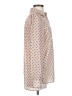 Ellen Tracy 100% Polyester Polka Dots Ivory Long Sleeve Blouse Size S - photo 4