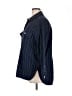 Everlane 100% Cotton Stripes Blue 3/4 Sleeve Button-Down Shirt Size 16 - photo 5