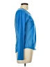 ABS 100% Polyester Blue Long Sleeve T-Shirt Size L - photo 4